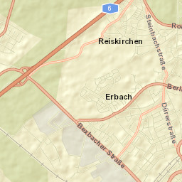Homburg Street Map