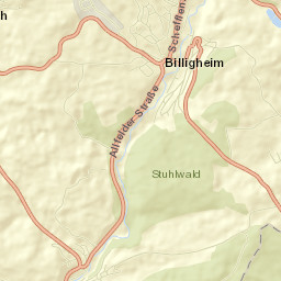 Billigheim Street Map