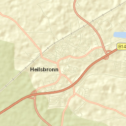 Heilsbronn Street Map