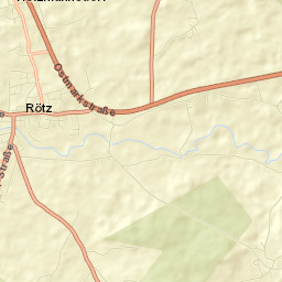 Rötz Street Map