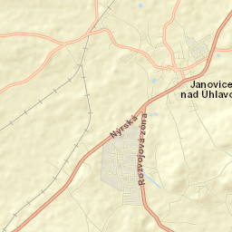 Janovice nad Úhlavou Street Map