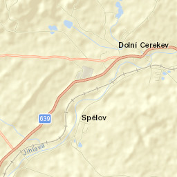 Dolní Cerekev Street Map