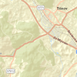 Tišnov Street Map