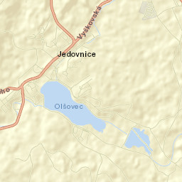 Jedovnice Street Map
