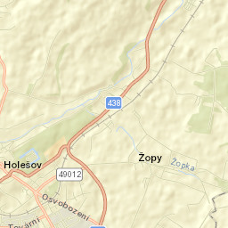 Holešov Street Map