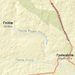 Hrymayliv Street Map