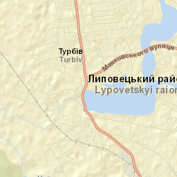 Turbiv Street Map