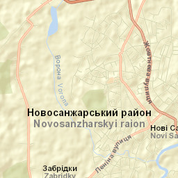 Novi Sanzhary Street Map