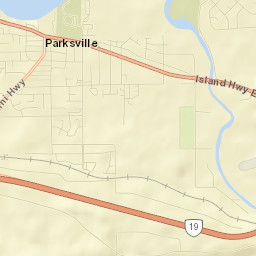 Parksville Street Map