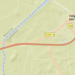 Isigny-sur-Mer Street Map