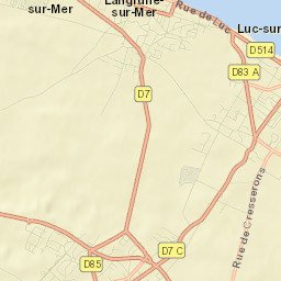 Langrune-sur-Mer Street Map
