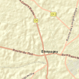 Étrépagny Street Map