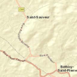 Saint-Sauveur Street Map