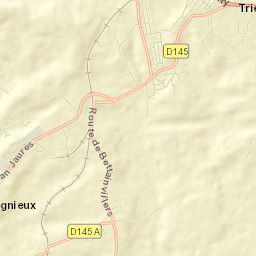 Trieux Street Map