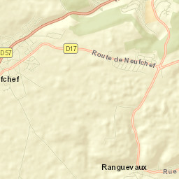 Neufchef Street Map
