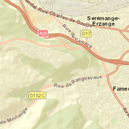 Serémange-Erzange Street Map