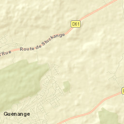 Guénange Street Map