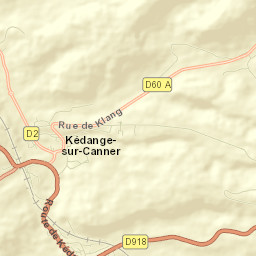 Kédange-sur-Canner Street Map