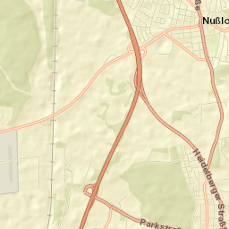 Nußloch Street Map