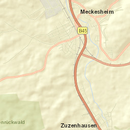 Meckesheim Street Map