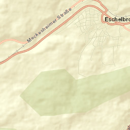 Eschelbronn Street Map