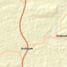 Diebach Street Map