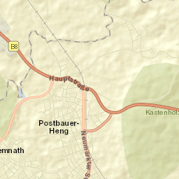 Postbauer-Heng Street Map