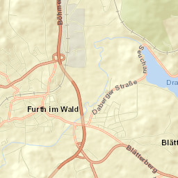 Furth im Wald Street Map