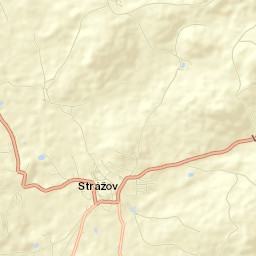 Strážov Street Map