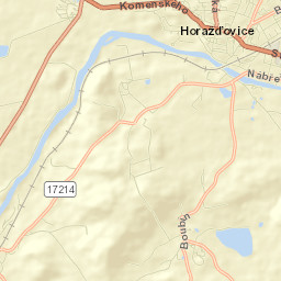 Horažďovice Street Map