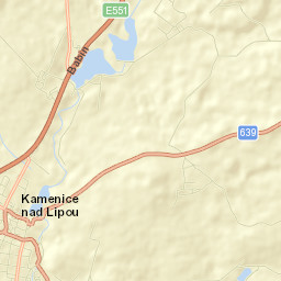 Kamenice nad Lipou Street Map