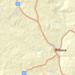 Brtnice Street Map