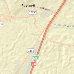 Pustiměř Street Map