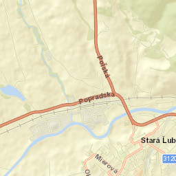 Stará Ľubovňa Street Map