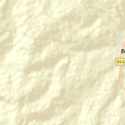 Powiat leski Street Map