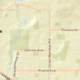 Coquitlam Street Map