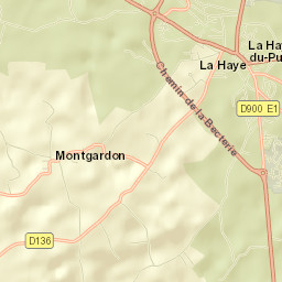 La Haye-du-Puits Street Map