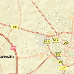 Bayeux Street Map