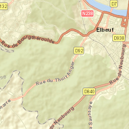 Elbeuf Street Map