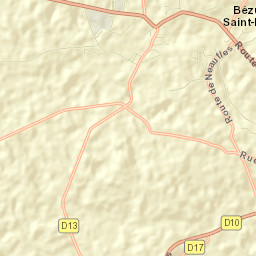 Bézu-Saint-Éloi Street Map