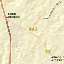 Sainte-Geneviève Street Map