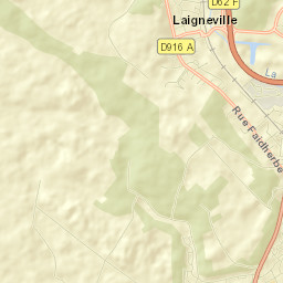 Laigneville Street Map