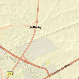Bétheny Street Map