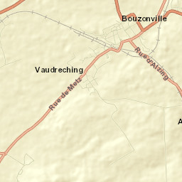 Bouzonville Street Map