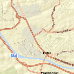 Bous Street Map