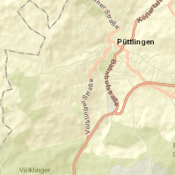 Püttlingen Street Map