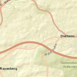 Rauenberg Street Map