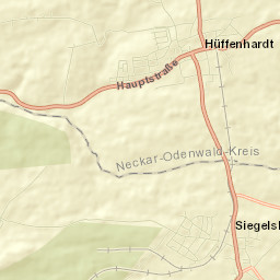 Hüffenhardt Street Map