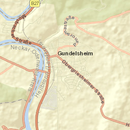 Gundelsheim Street Map