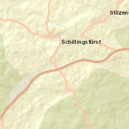 Schillingsfürst Street Map